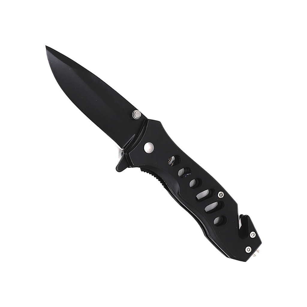 SAMPLE - Blackout Responder Quick-Deploy Spring Assisted Knife - Matte Black