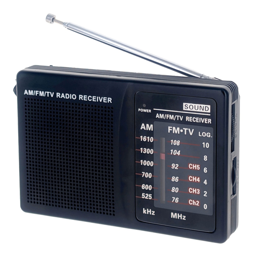 Stealth Bandscan Wideband AM FM Pocket Radio - Matte Black