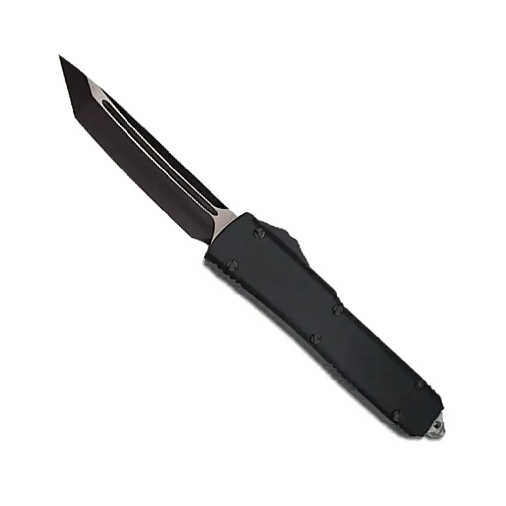 SAMPLE - Midnight Vector Tactical OTF Knife - Black Aluminum