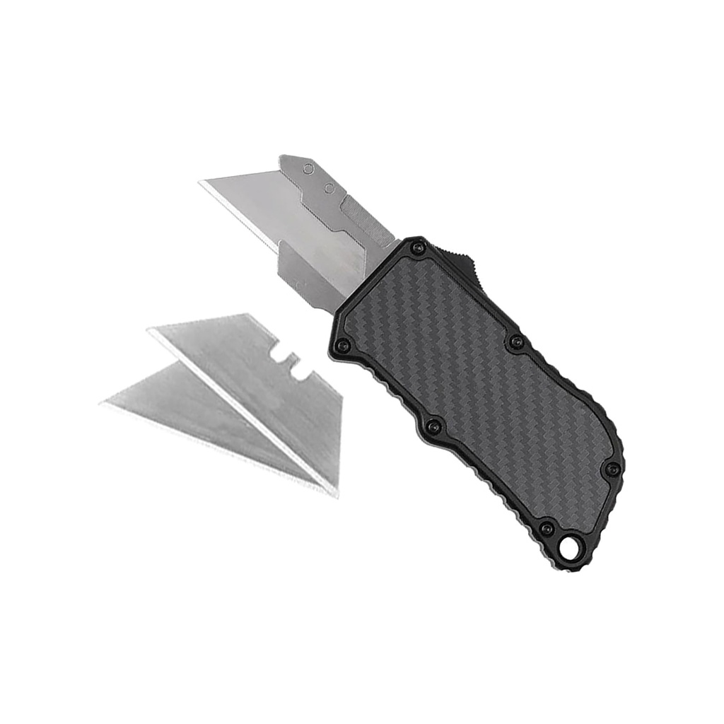 Carbon Weave Quick-Change OTF Utility Knife - Carbon Fiber