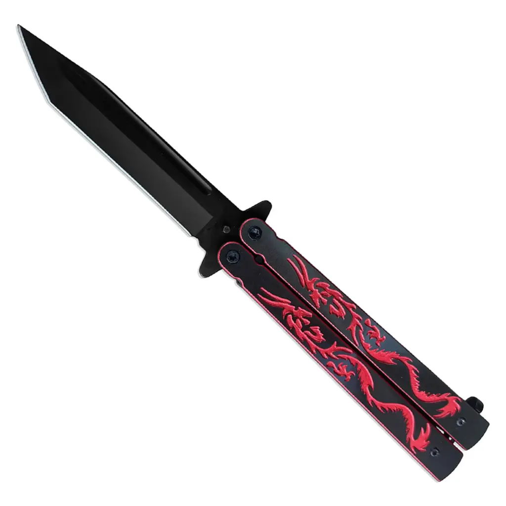 Dragon Gate Tactical Butterfly Knife - Two Tone Aluminum