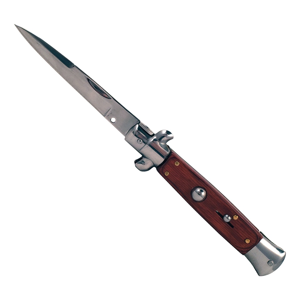 Godfather Heritage Quick-Deploy Automatic Knife - Red Wood