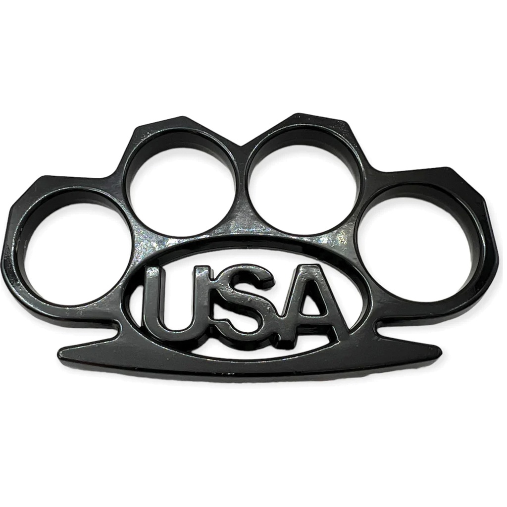 Patriot Guard Heavy Duty Knuckle Duster - Black Metal