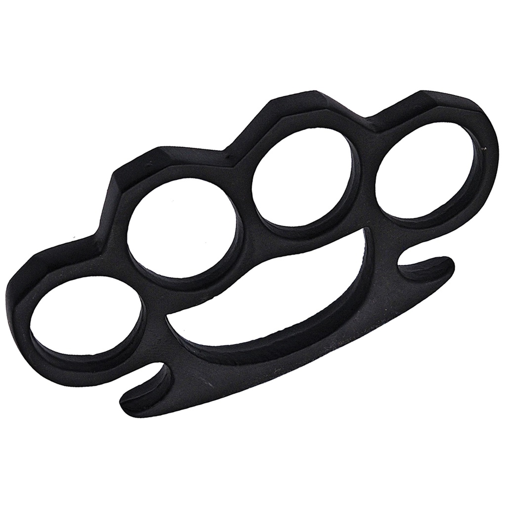 Shadow-Fit Stealth Carry Brass Knuckles - Black Steel