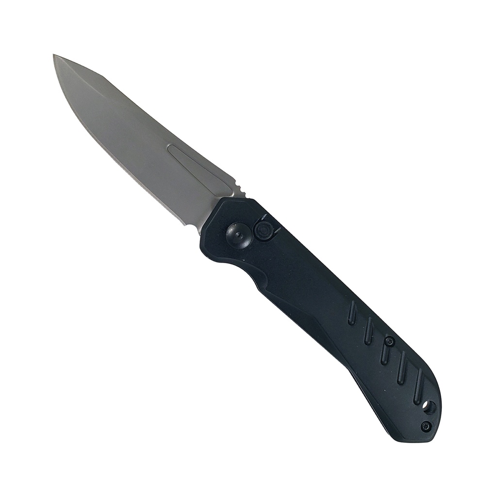 AeroCoat Stealth Precision Switchblade Knife - Black Aluminum