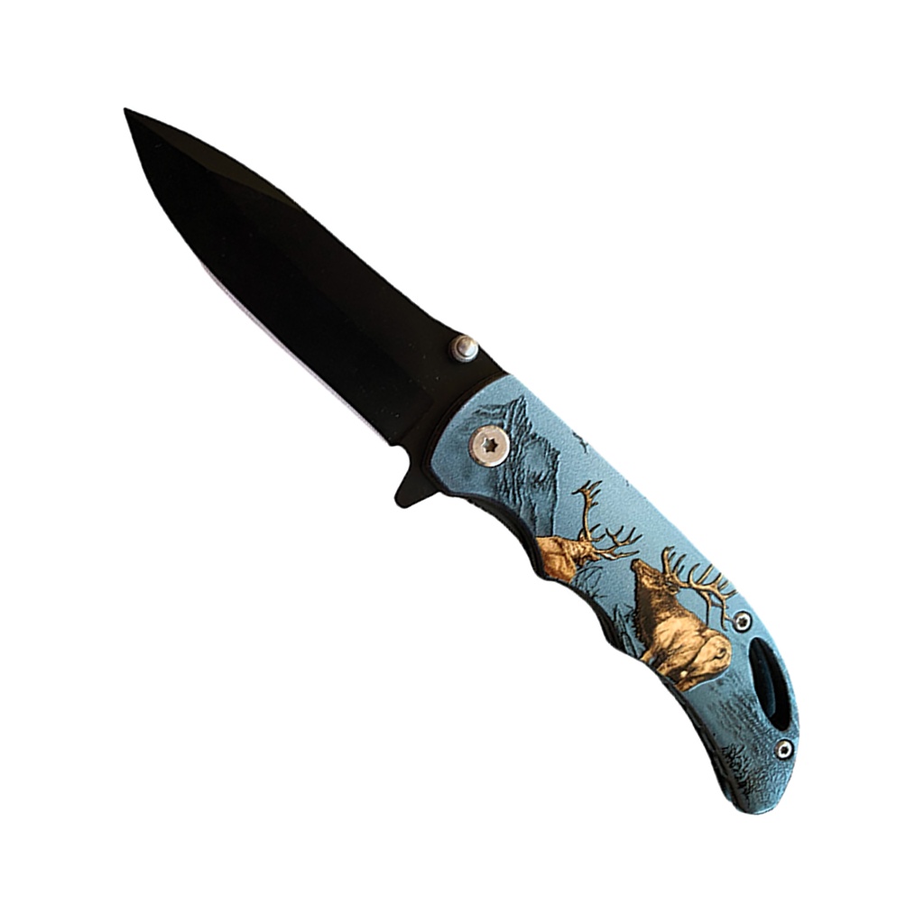 Wild River Quick-Flip Assisted Opening Knife - Electric Blue