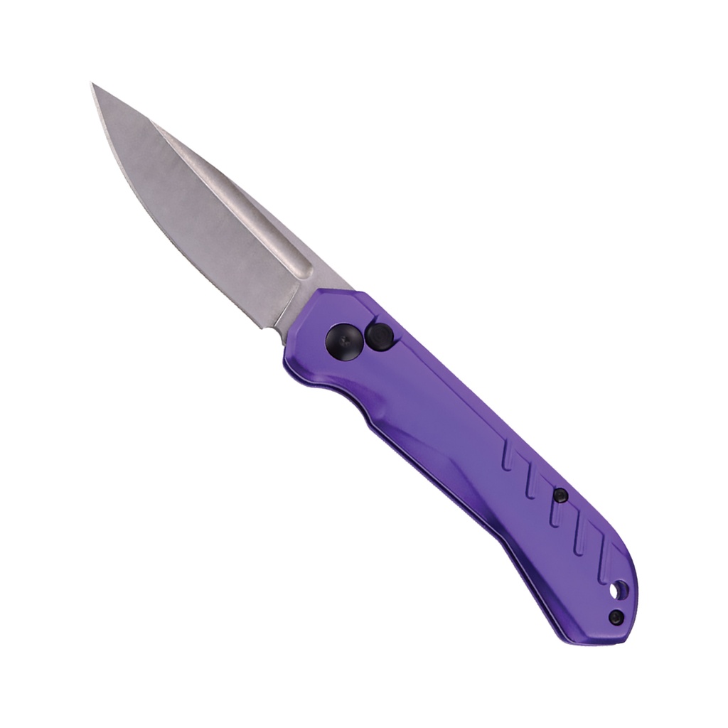 Aero-Purple Quick-Launch Automatic Knife - Purple Aluminum