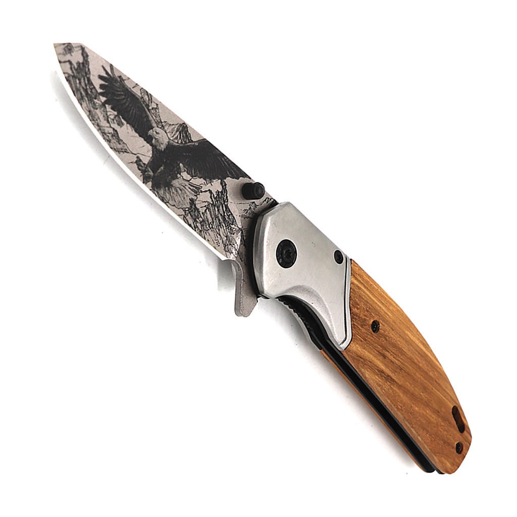 Skyborne Heritage Assisted Opening Knife - Wood Grain