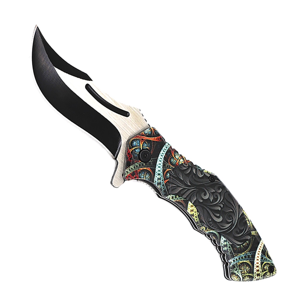 Urban Spectrum Quick-Flip Assisted Opening Knife - Black Blade