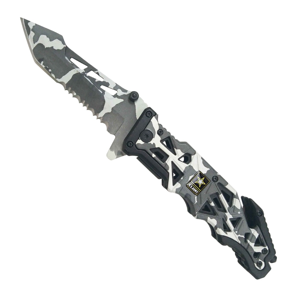 Recon Camo Rapid-Deploy Assisted Opening Knife - Matte Camo