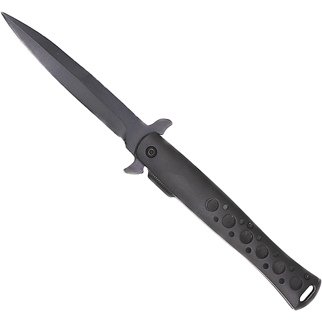 Stealth Dagger Rapid-Deploy Assisted Opening Knife - Matte Black