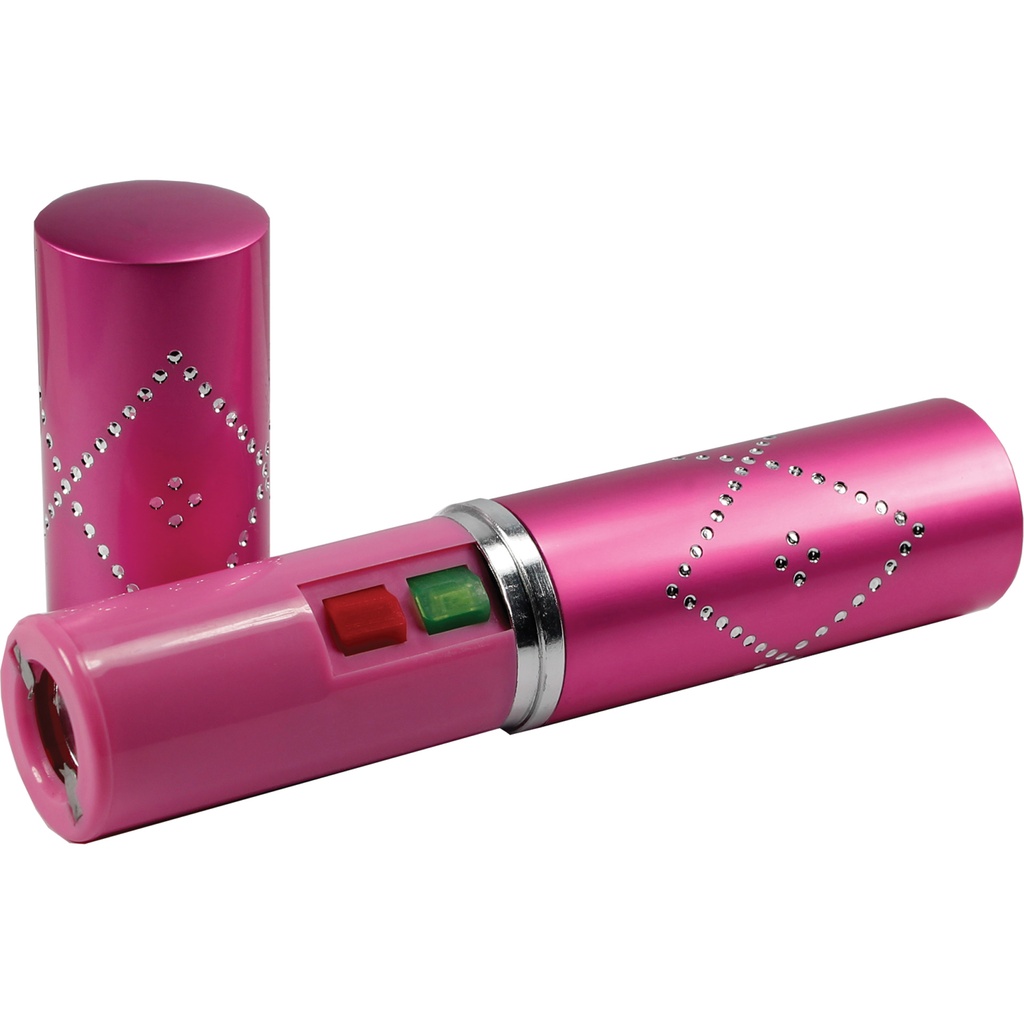 Secret Scent Stealth-Defense Stun Gun - Pink Rhinestone