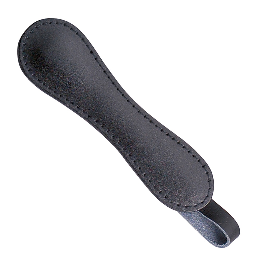 Nightwatch Quiet-Authority Leather Slapper - Black Leather