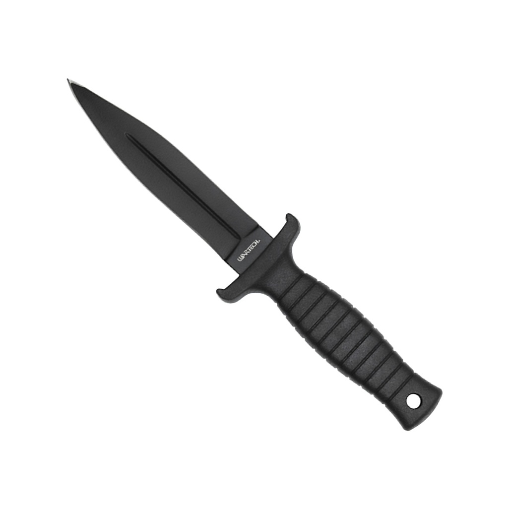 Night Prowler Edge-Stealth Compact Fixed Blade Knife - Matte Black