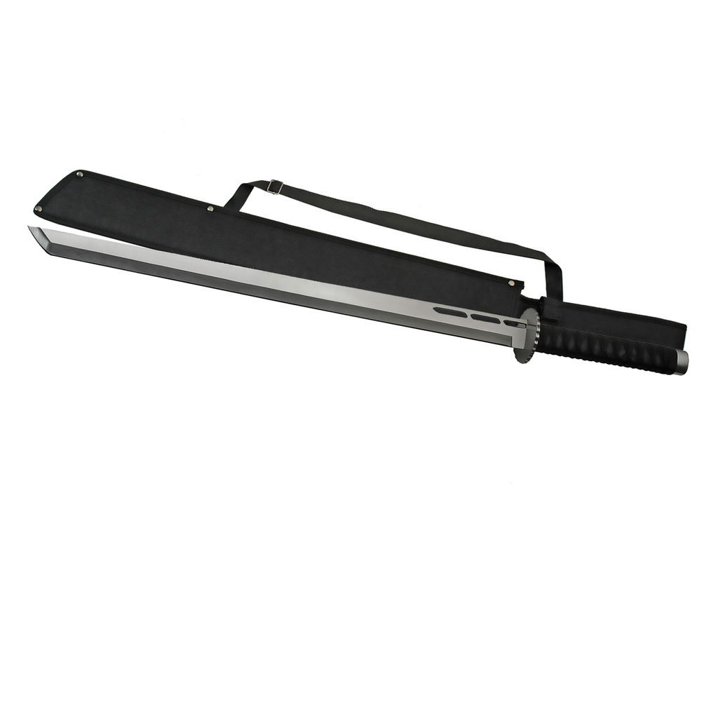 Shadow-Wrap Silent Balance Ninja Sword - Black Wrapped