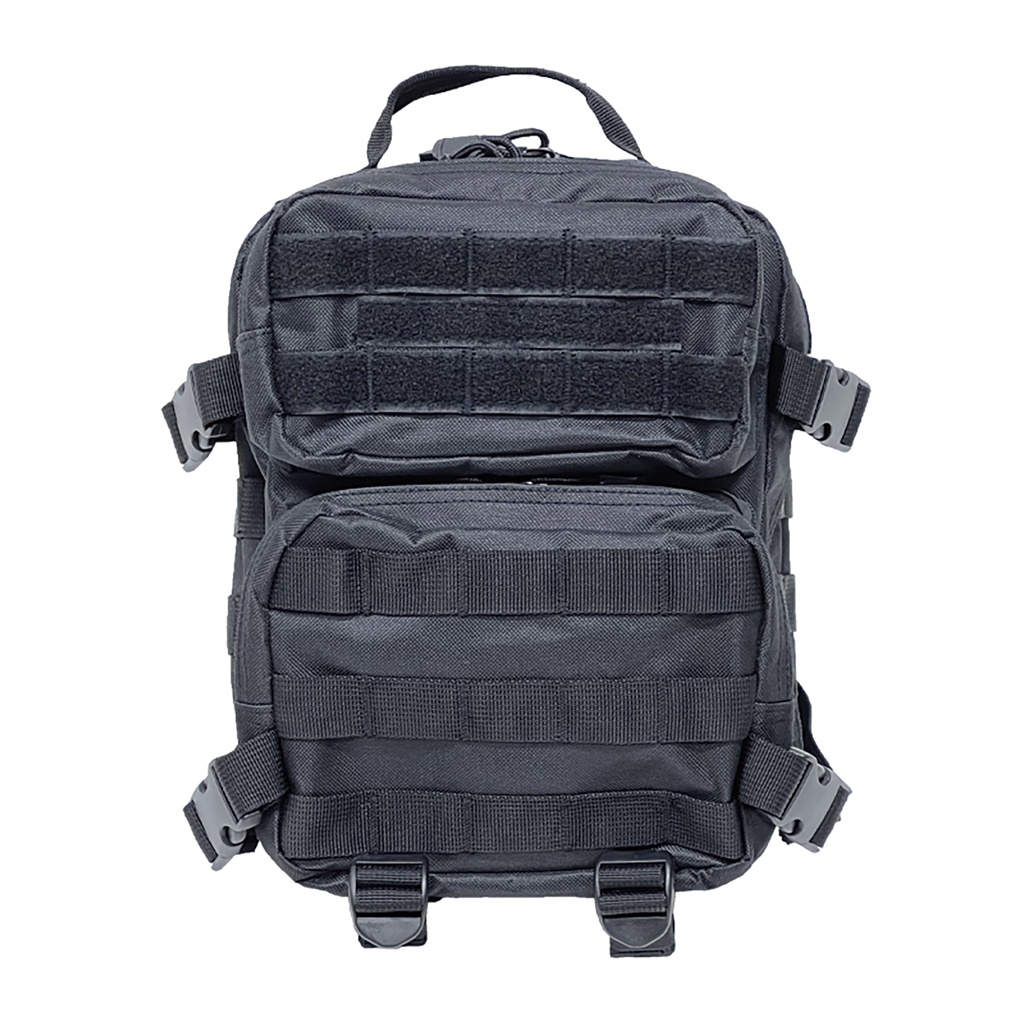 Midnight Grid Low-Profile Tactical Backpack - Midnight Black