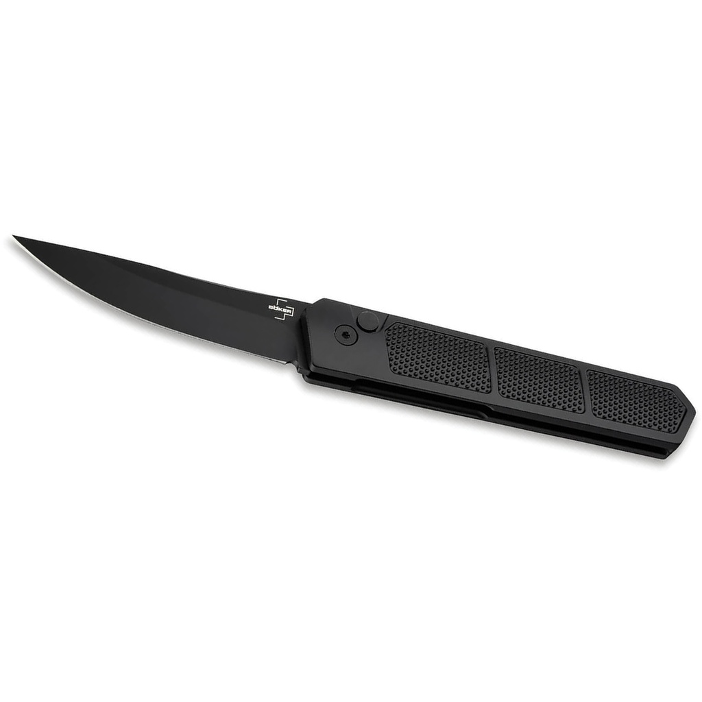 Shadowline Kwaiken Push-Button Automatic Knife - Black Aluminum