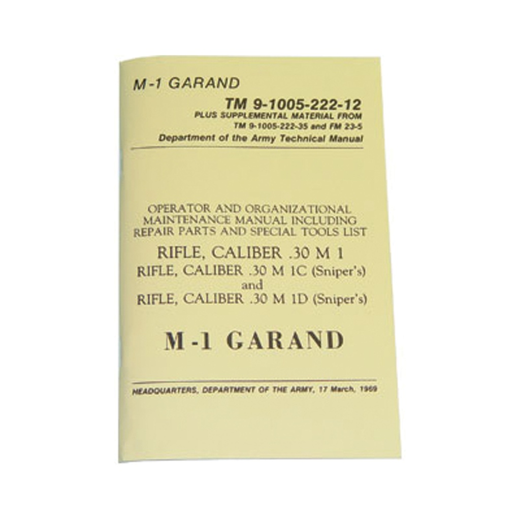 Heritage Armorer Edition M1 Garand Manual - Ordnance Yellow
