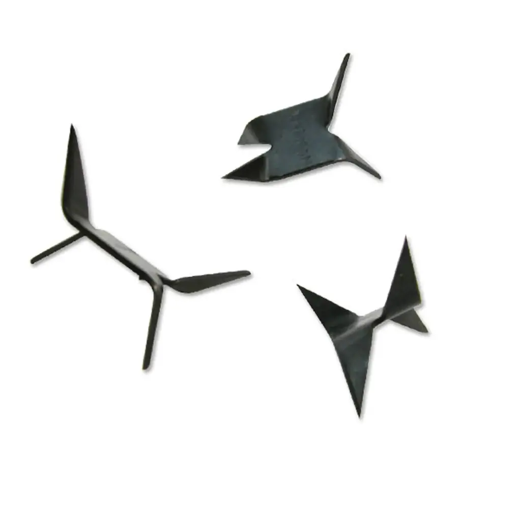 Shadow Upright Access-Control Caltrops - Black Steel