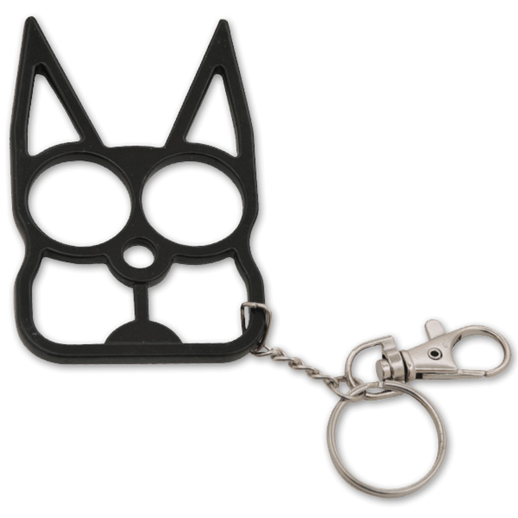 Shadow Cat Urban Impact Keychain - Black Steel