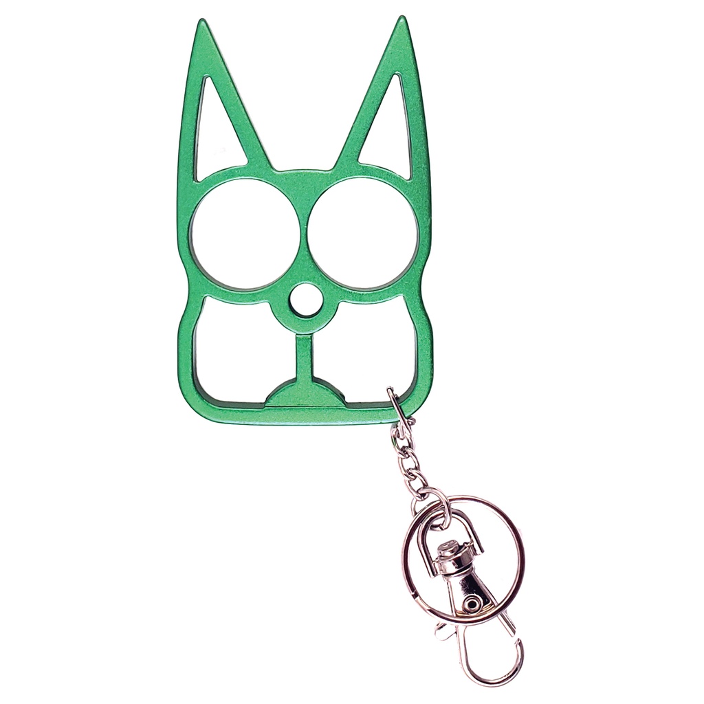 Alley Prowler Impact Self-Defense Keychain - Green Steel