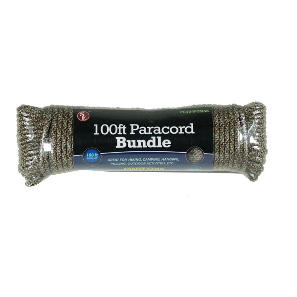 Treeline Concealment 550 Survival Paracord - Forest Camo