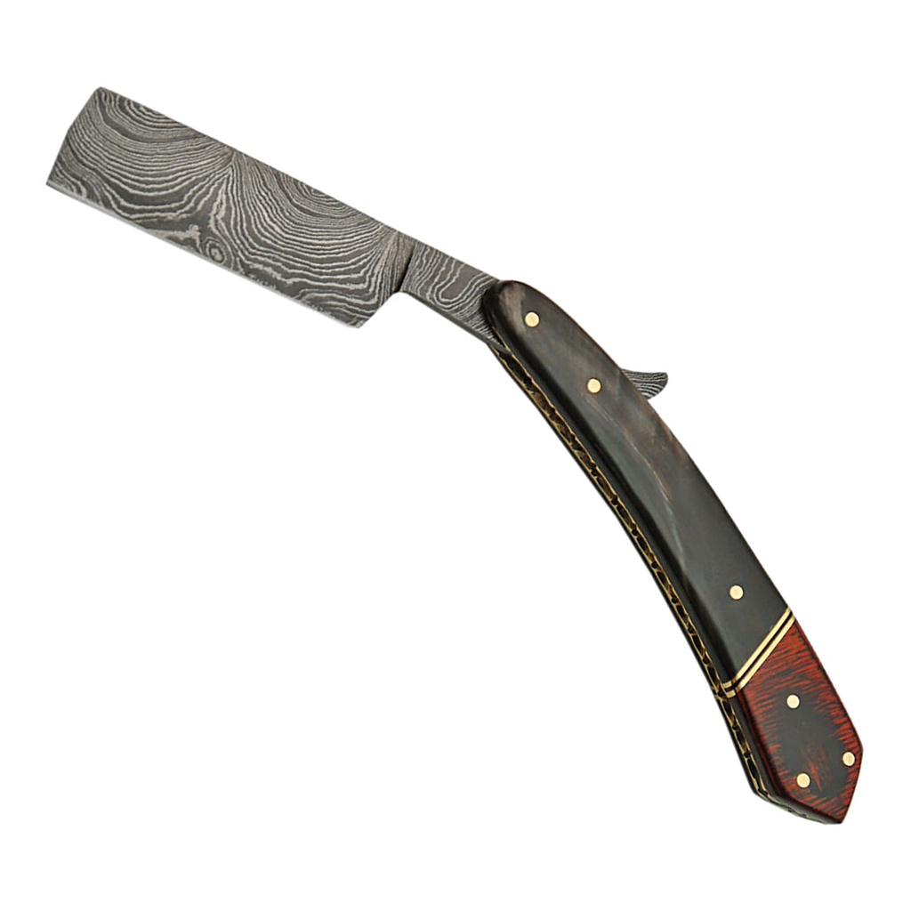 Heirloom Wave Gentleman’s Straight Razor - Horn & Exotic Wood