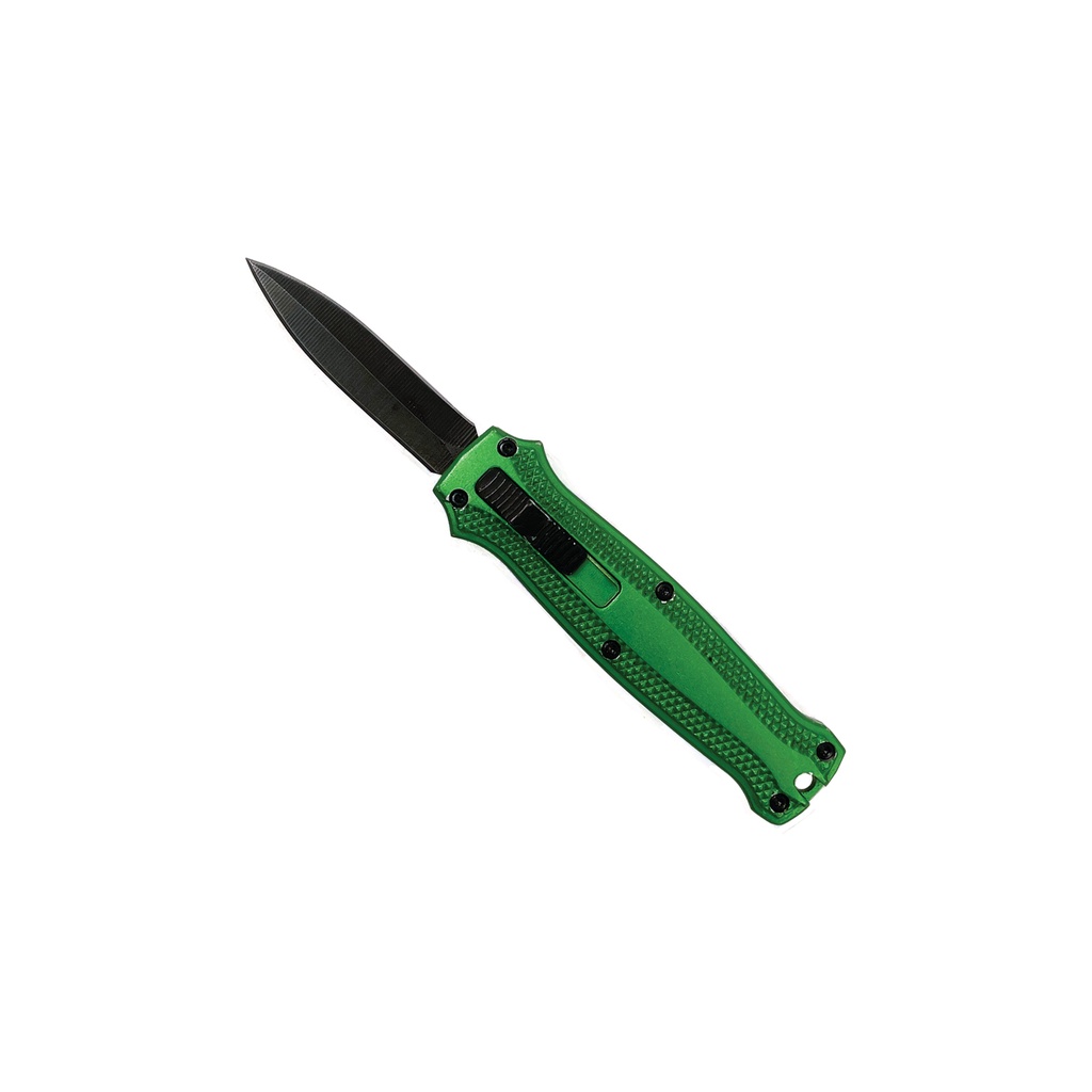 Greenlight Micro-Action OTF Knife - Anodized Green