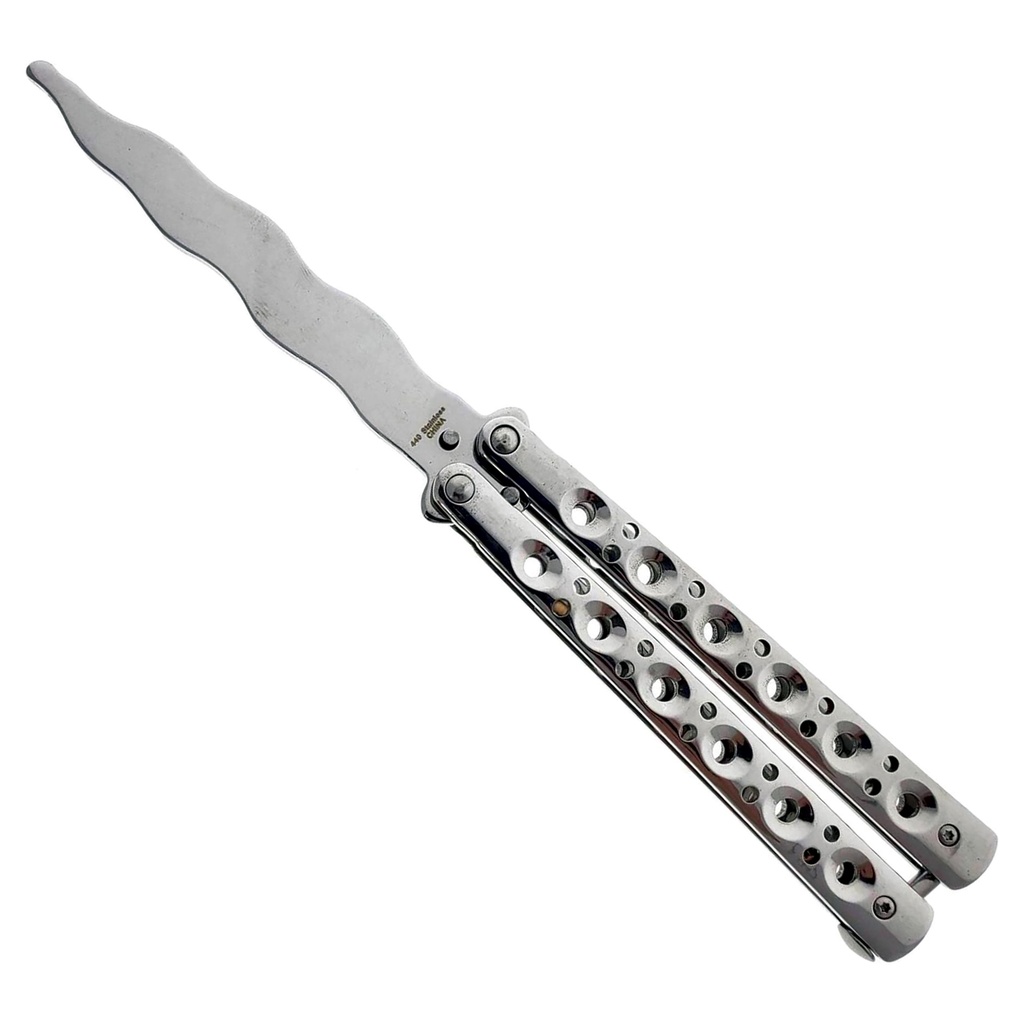 Six-Hole Balance Flip-Ready Butterfly Trainer - Chrome