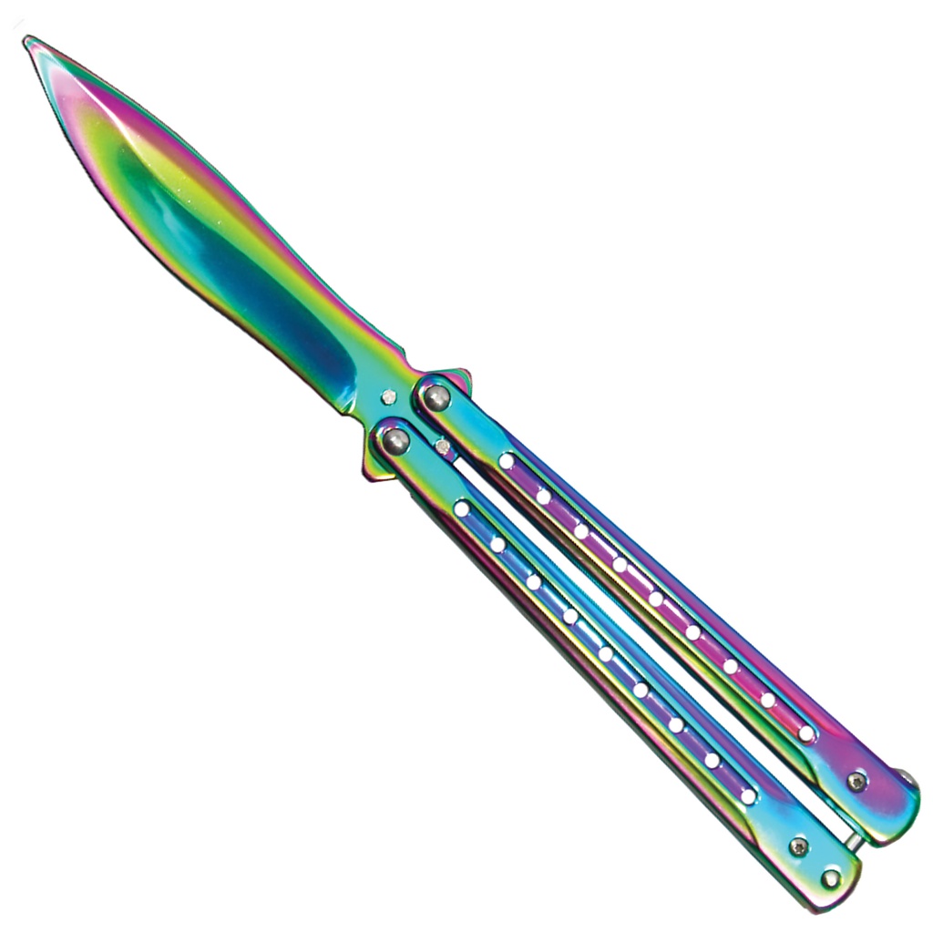 Whisperwing Curve-Balanced Butterfly Trainer - Rainbow Steel