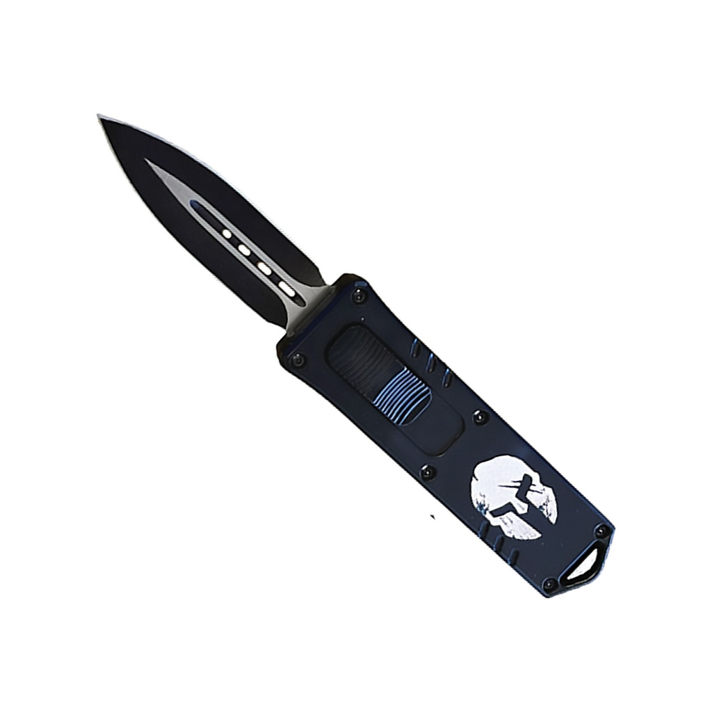Spartan Forward-Switch Compact OTF Knife - Matte Black