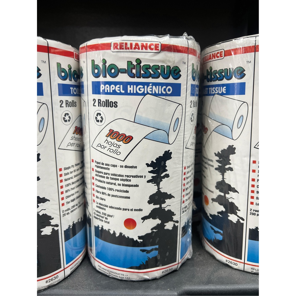 Green Horizon Fast-Dissolve RV Toilet Paper - Unbleached Natural