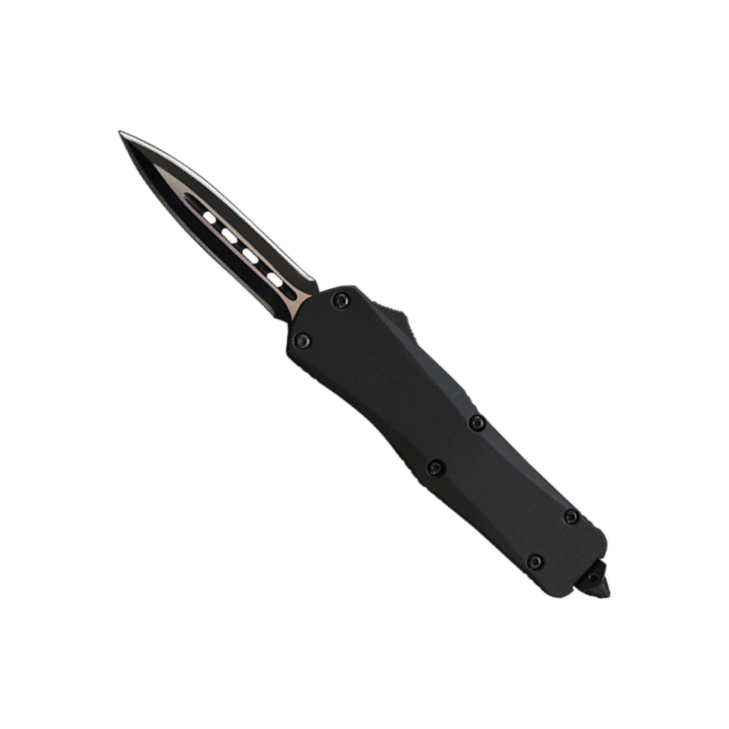 Covert Operator Rapid-Deploy OTF Knife - Black Aluminum