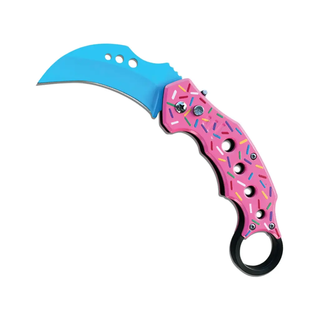 Karambit AUTO Pink CUPCAKE with Sprinkles