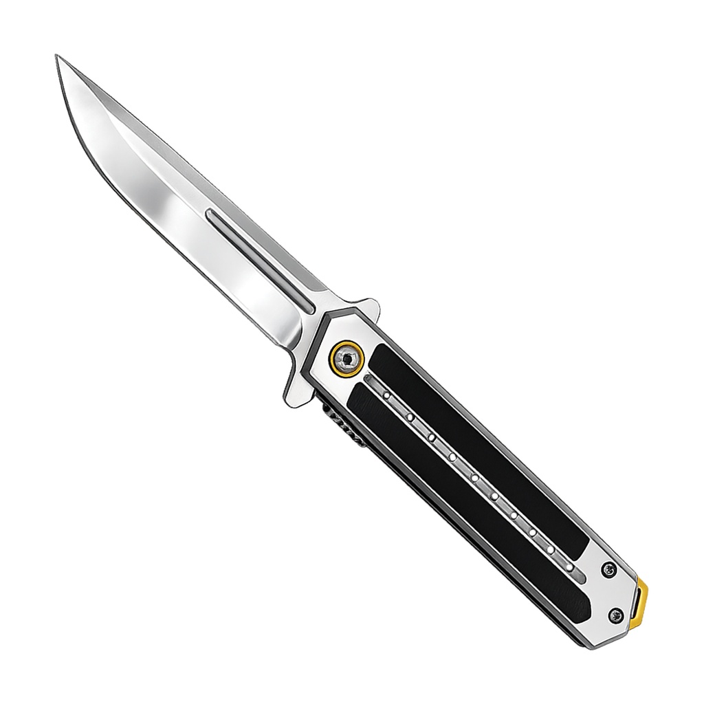 Silverline Dual-Matrix Spring-Assisted Knife - Black G10