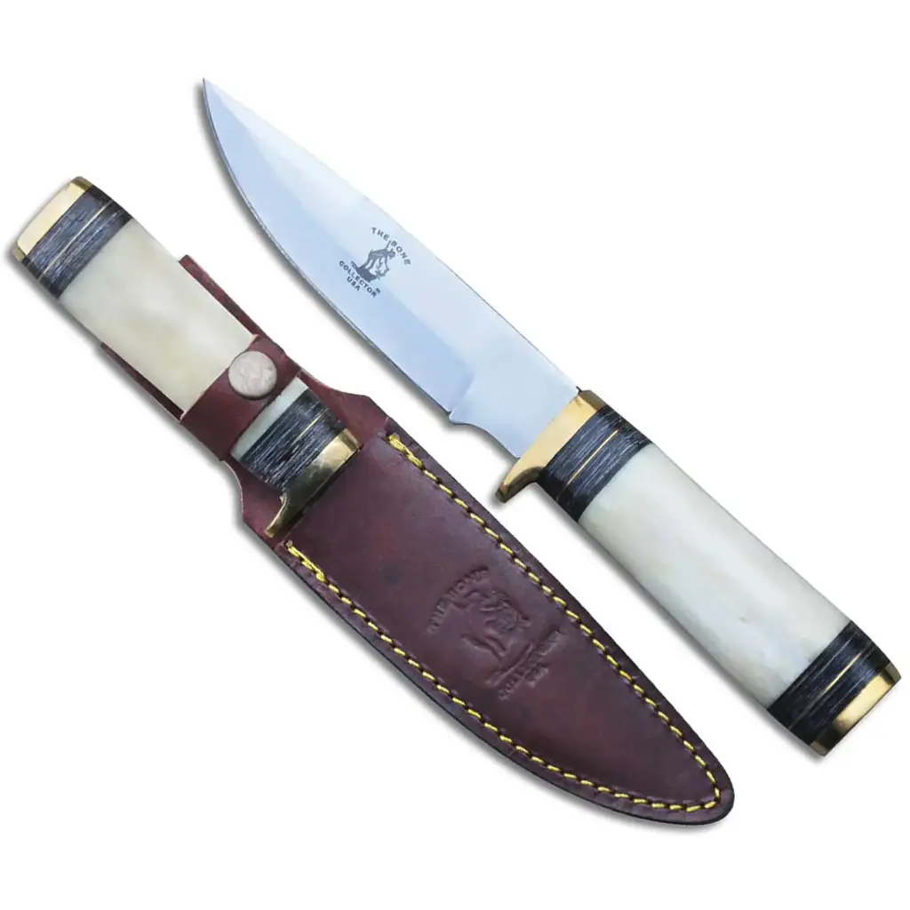 Bone Hunter Heritage Fixed Blade Knife - Ivory Bone