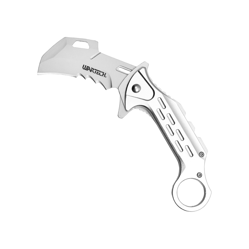 Lunar Ring Quick-Strike Assisted Karambit - Silver