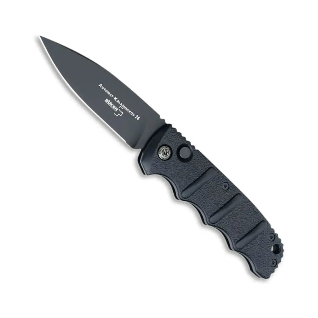 Blackout Kalashnikov Rapid-Deploy Automatic Knife - Black Aluminum