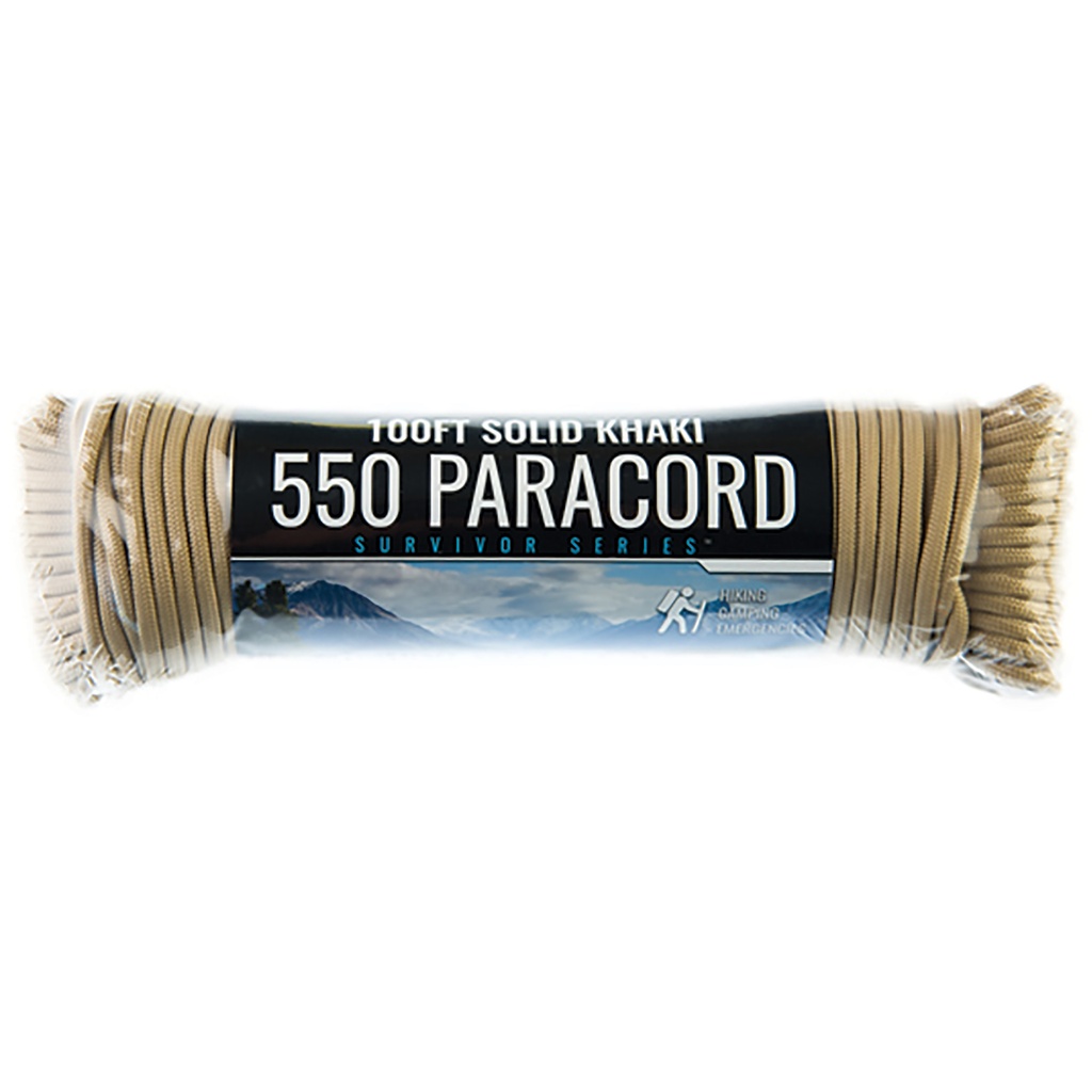 100' PARACORD KHAKI