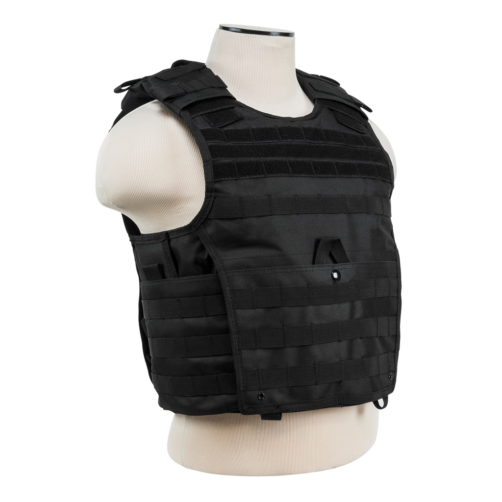 Operator-Grade Expert Armor Plate Carrier Vest - Black