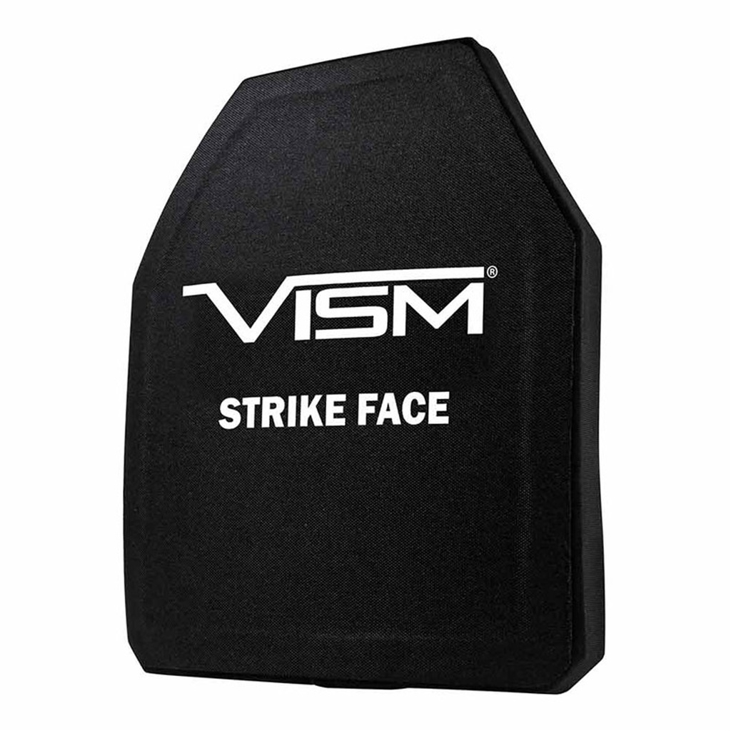 Mission-Ready Shooters Cut Level IV Plate - Black Ceramic-PE