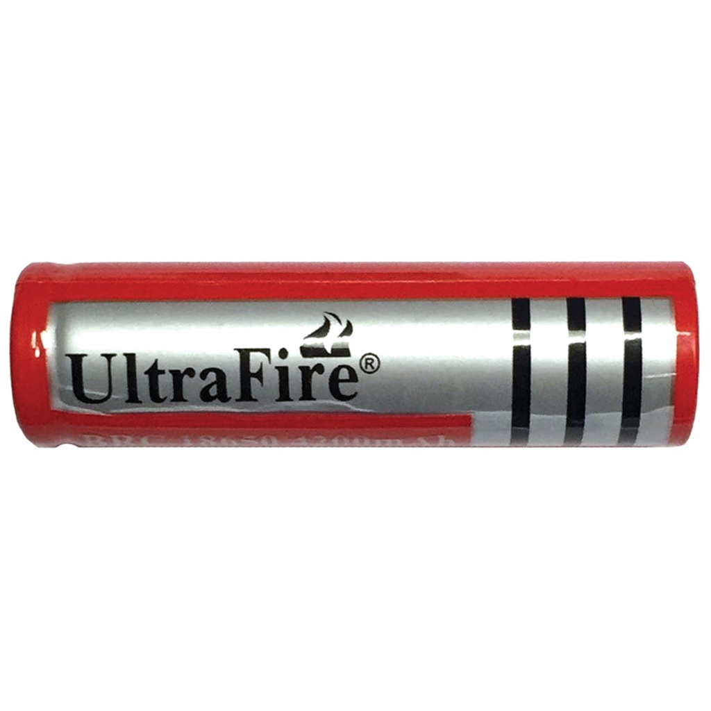 UltraFire Red Reserve Power Cell Battery - High-Visibility Red