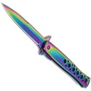 SAMPLE - Prism Edge Quick-Deploy Assisted Opening Knife - Rainbow Iridescent