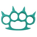 Riptide Grip Spiked Knuckle Duster - Teal Steel