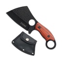 RingTail Full-Tang Cleaver Fixed Blade - Polished Wood