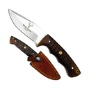 Heritage Ridge Full-Tang Hunting Knife - Brown Pakkawood