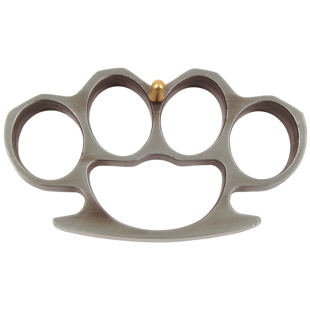 Monolith Half-Inch Buckle Knuckle Duster - Silver