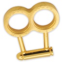Mag Chamber Tribute Brass Knuckles - Gold Steel