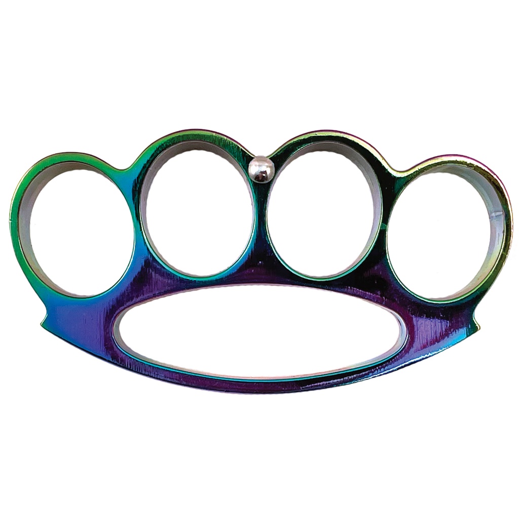 Wide-Body Prism Collector Knuckles - Rainbow Oil-Slick