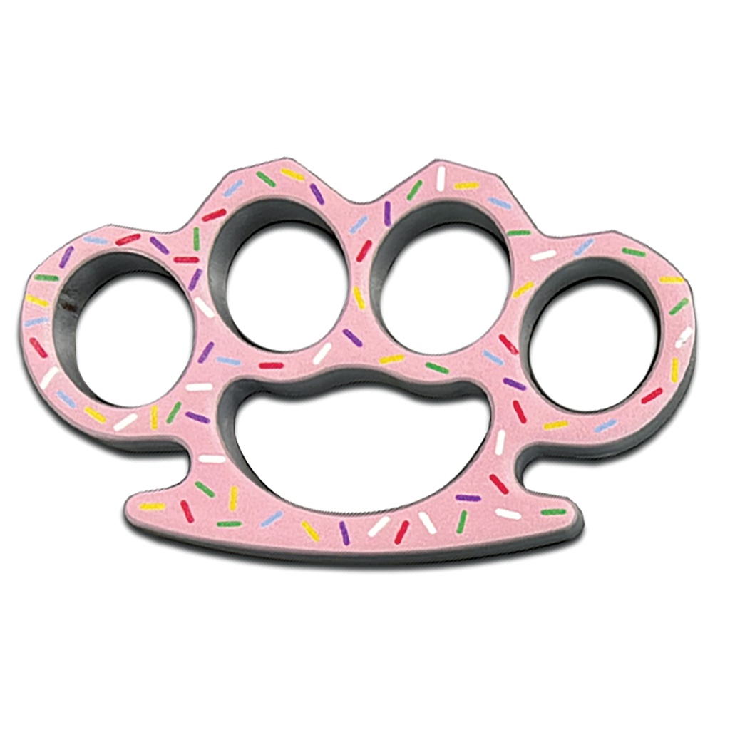 Cupcake Carnival Display-Ready Brass Knuckles - Pink Sprinkles